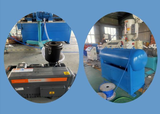 Ενιαία βίδα 500mm ζαρωμένη γραμμή 1200kg/H εξώθησης σωλήνων