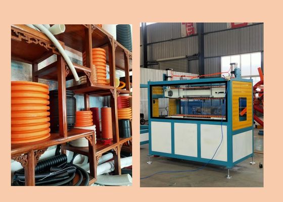 350kg/H ζαρωμένη μηχανή 10m/Min εξώθησης σωλήνων αποξηράνσεων