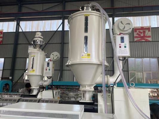 HDPE PLC κατ'ευθείαν γραμμή 15m/Min 250kg/H μηχανή εξώθησης σωλήνων