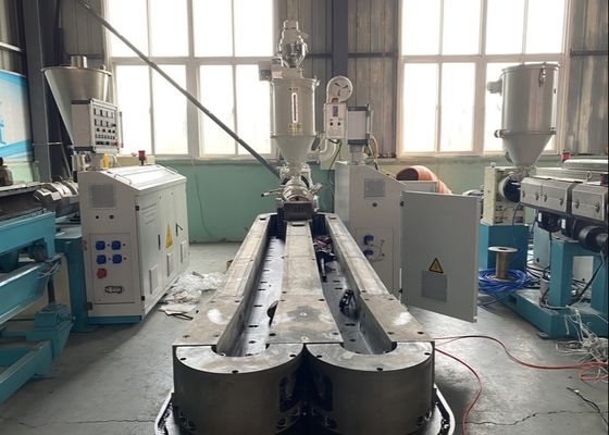 HDPE 35mm ενιαίο ζαρωμένο τοίχος αντι γδάρσιμο γραμμών εξώθησης σωλήνων