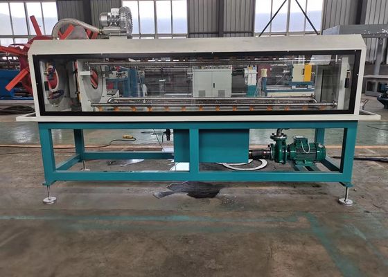 Υψηλής αντοχής HDPE διπλοτειχισμένη ζαρωμένη γραμμή εξώθησης σωλήνων/κατασκευή της μηχανής