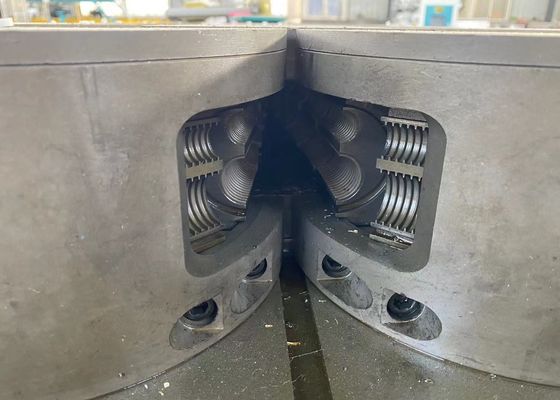 4.553mm ενιαία ζαρωμένη τοίχος γραμμή παραγωγής σωλήνων υψηλής ταχύτητας