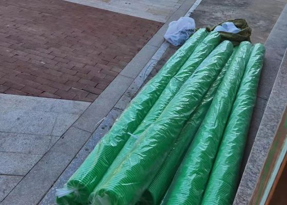 Εύκαμπτη πλαστική γραμμή εξώθησης σωλήνων καθαρού αέρα διπλοτειχισμένη ζαρωμένη
