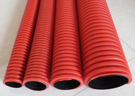 50-250 HDPE χιλ. διπλοτειχισμένη ζαρωμένη γραμμή εξώθησης μηχανών σωλήνων