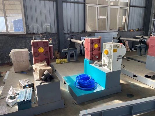90Kg/H 1663mm ενιαίο ζαρωμένο τοίχος HDPE PE PP γραμμών εξώθησης σωλήνων