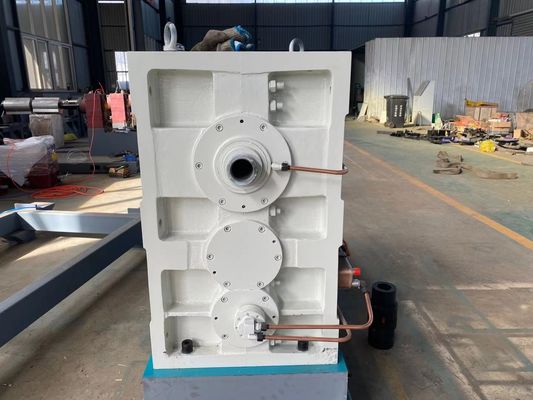 120kg/h σωλήνας PVC που κατασκευάζει τη μηχανή τον κωνικό διπλό εξωθητή βιδών