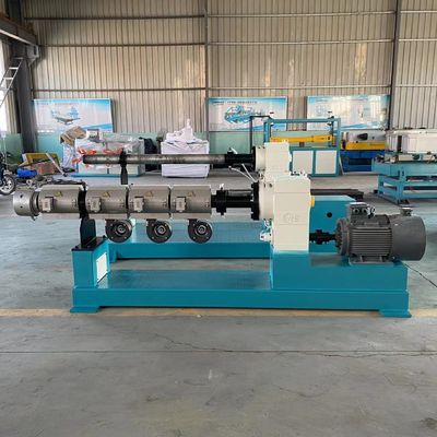 80-150kg/H ενιαία μηχανή εξωθητών βιδών για HDPE PP τον ενιαίο ζαρωμένο τοίχος σωλήνα PE