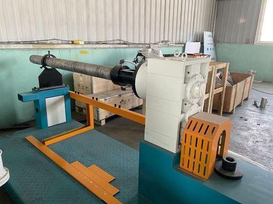 Πλαστικό 2063mm ενιαία ζαρωμένη τοίχος γραμμή 60-100kg/H εξώθησης σωλήνων PE PVC PP