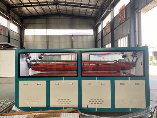HDPE/PP/PVC διπλοτειχισμένη ζαρωμένη μηχανή εξώθησης σωλήνων/μηχανή σωλήνων